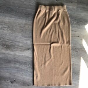 New knit skirt long skirt
